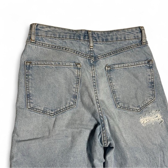 Forever 21 Blue Flare Wide Leg Jeans - Picture 4 of 8